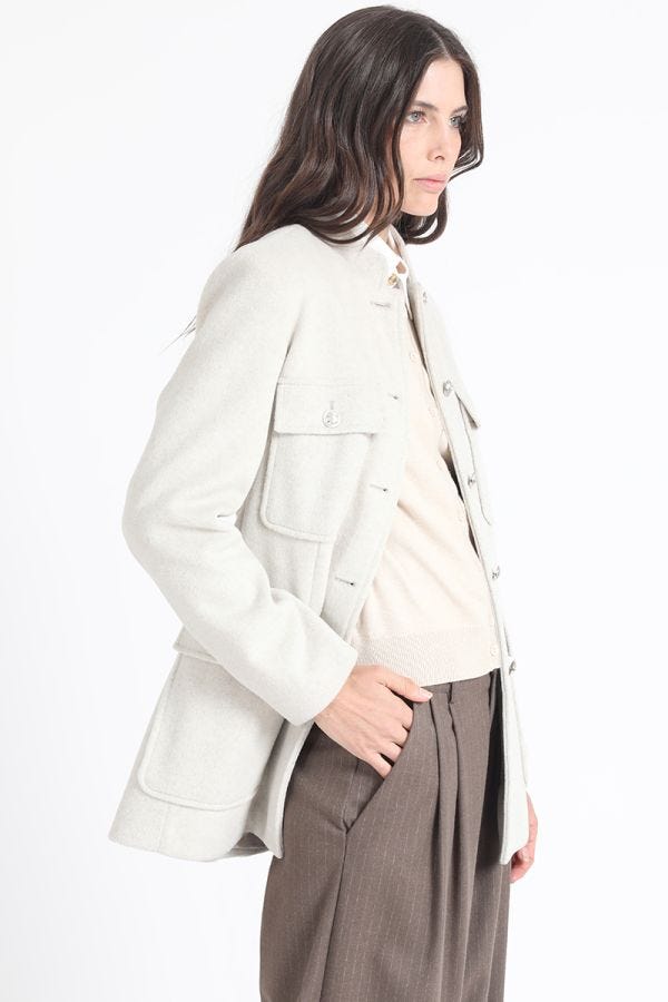 CHAQUETON CARGO, MUFLON MELANGE, BEIGE