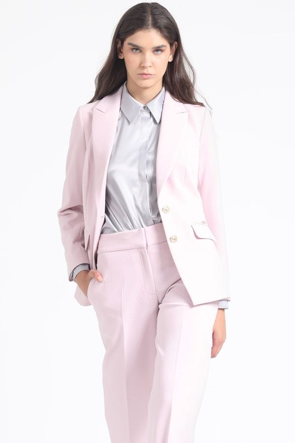 PANTALON MASCULINO RECTO, TIRO ALTO, ROSA