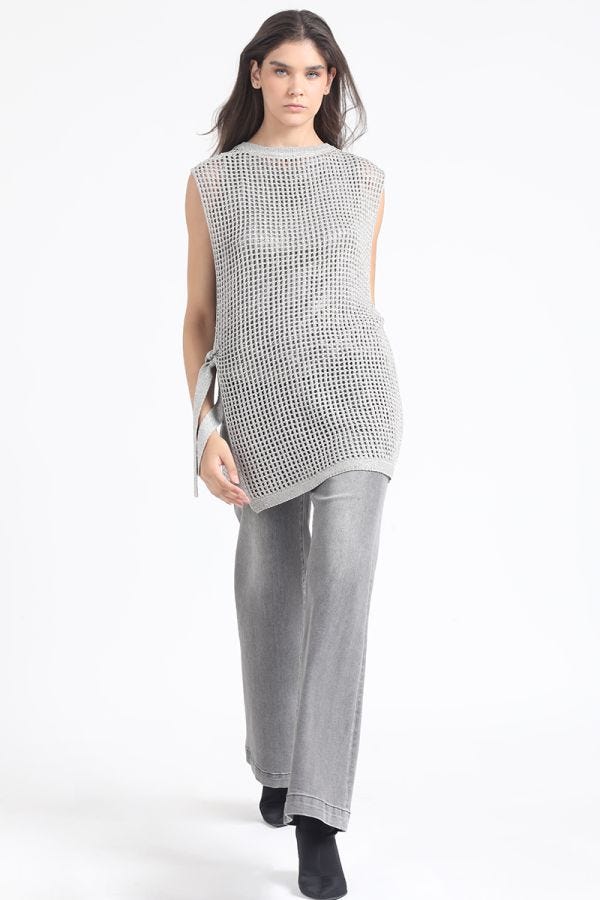 TEJIDO SOBREPUESTO, LUREX MIX, GRIS